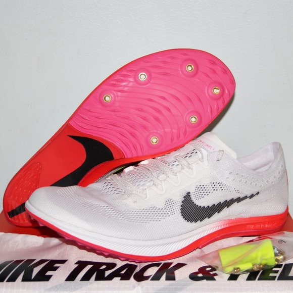 Nike ZoomX Dragonfly Rawdacious Track Spikes Mens 6.5 Womens 8 White Black main image 6